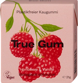 Žvakaće gume - malina i vanilija, 21 g