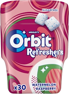 Žvakaće gume Refreshers – malina i lubenica, 30 komada, 67 g