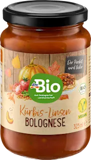Veganski umak bolognese s bundevom i lećom, 325 ml