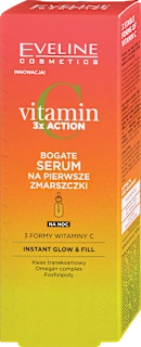 Vitamin C 3x Action noćni serum protiv prvih bora, 30 ml
