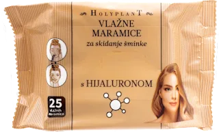 Vlažne maramice za skidanje šminke s hijaluronom, 25 kom.