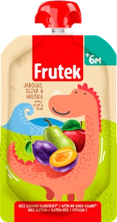 Voćna kašica jabuka šljiva kruška pouch 6+ mj., 100 g