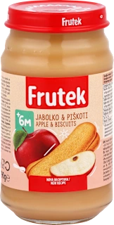 Voćna kašica od jabuke s kolačima, 6+mj., 190 g