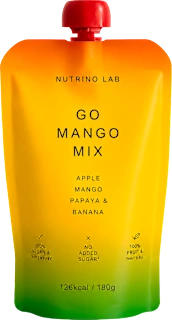 Voćni pire Go Mango Mix – jabuka, mango, papaja i banana, 180 g