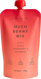 Voćni pire Much Berry Mix – jabuka, breskva, jagoda i malina, 180 g