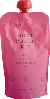 Voćni pire Root Power Mix – jabuka, malina, jagoda i cikla, 180 g