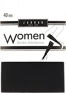 Women ženske dokoljenke, 40 DEN – Crna, 1 par, 2 kom.