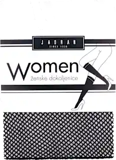 Women ženske mrežaste dokoljenke – Crna, 1 par, 2 kom.