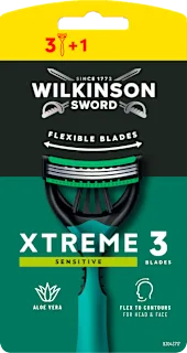 Xtreme 3 Sensitive jednokratni brijači, 4 kom.