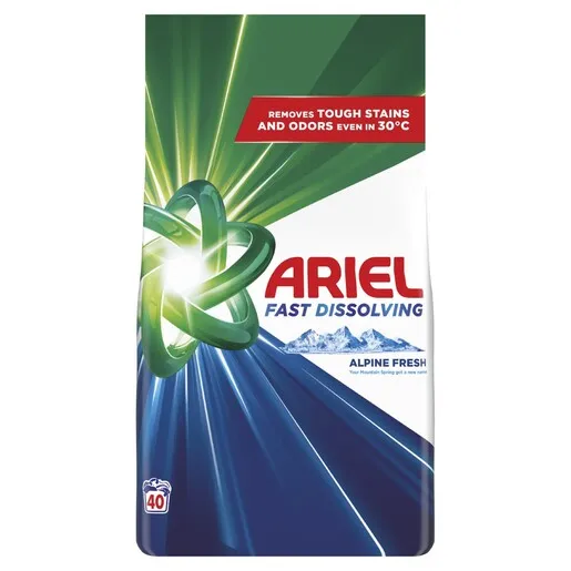 Ariel prašak Mountain Spring, 40 pranja, 2.2 kg