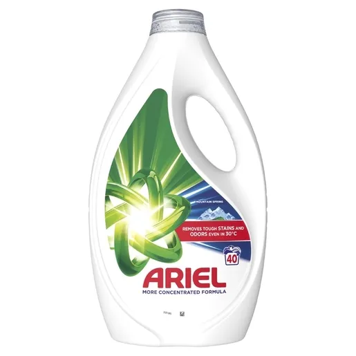 Ariel tekući deterdžent Mountain Spring, 40 pranja, 1.8 l
