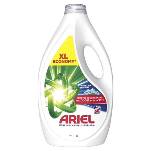 Ariel tekući deterdžent Mountain Spring, 60 pranja, 2.7 l
