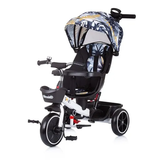 Chipolino tricikl Smart Black/White