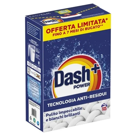 Dash Regular prašak, 105 pranja, 5.25 kg