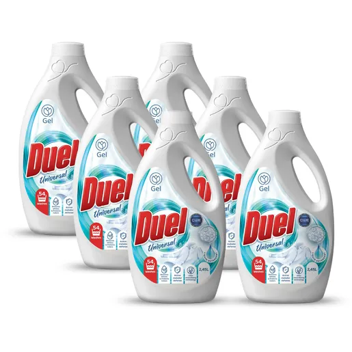 Duel tekući deterdžent Universal 2,45 l, 6 komada