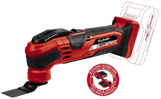 EINHELL akumulatorski multifunkcionalni alat VARRITO Power X-Change, bez baterije i punjača