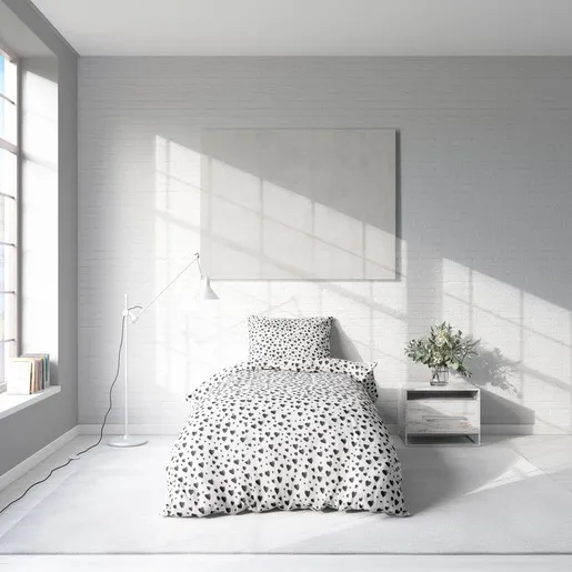 Essenza Sleep posteljina Young 2/1, 140x200 cm, srca