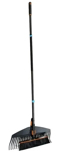 FISKARS set grablje za lišče + metla + drška QuikFit 1016608