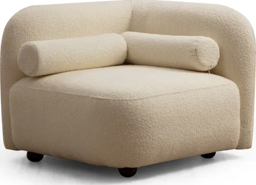 Fotelja, Krem, Victoria Cream Bouclette