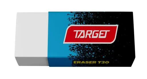 Gumica, Target, bijela
