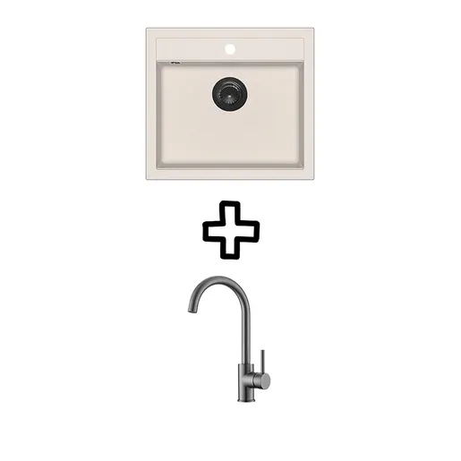 Helika Quadro SQQ100W + Vida PVD Silica/Grafit