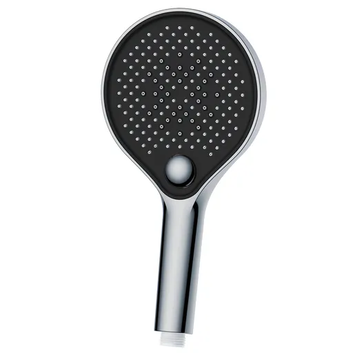 Inter Ceramic tuš ručica, 3 funkcije 13cm ABS krom/crna