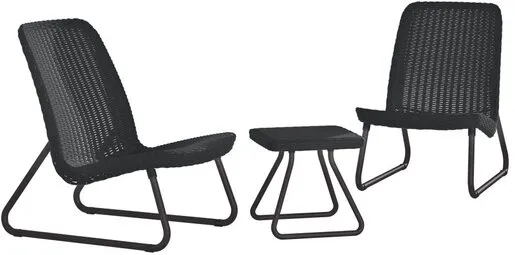 KETER RIO PATIO set, vrtna garnitura, GRAFIT