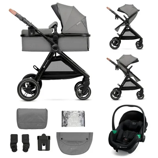 Kinderkraft Kolica Esme Pro 3u1 MINK PRO 2, Moonlight Grey