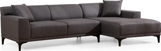 Kutna garnitura, Antracit, Petra R Corner - Anthracite