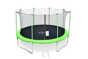 LEGONI Trampolin FUN sa zaštitnom mrežom 366cm, zeleni