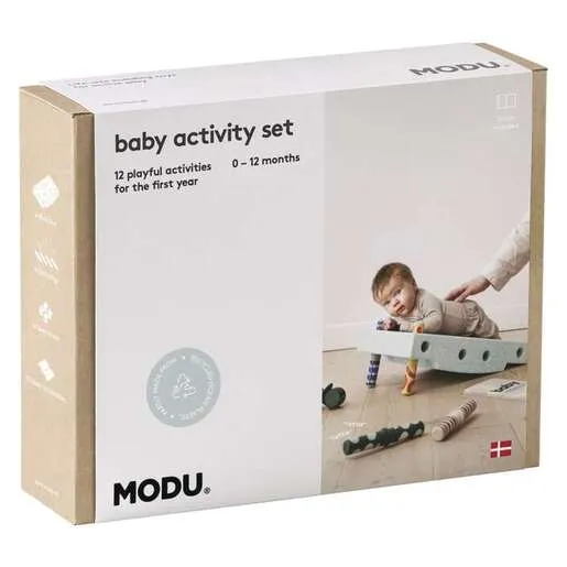 MODU Baby Activity set, Ocean Mint / Forest Green