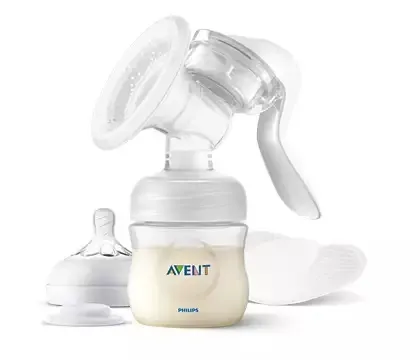 PHILIPS AVENT prsna izdajalica s bočicom, ručna