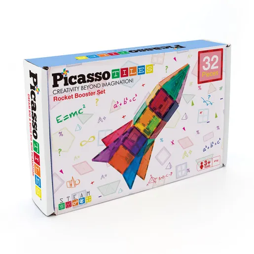 Picasso Tiles raketa set, 32 kom