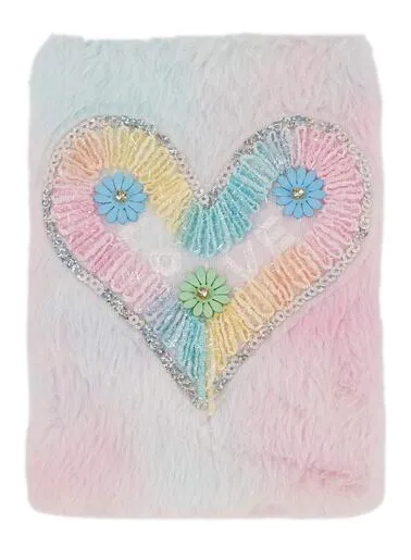 Plišani spomenar Rainbow Heart