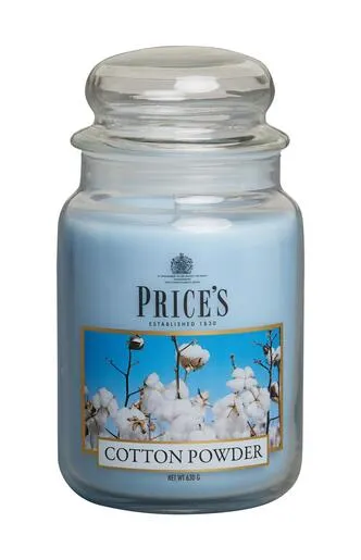 Prices Candles mirisna svijeća - Large Cotton Powder