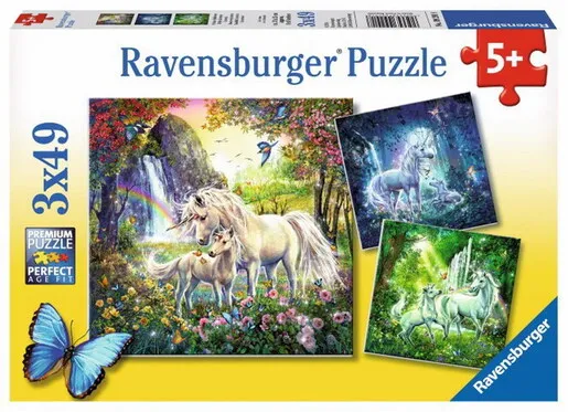 Ravensburger 3x49 kom puzzle Beautiful Unicorns