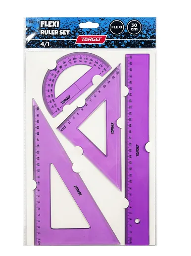 Set ravnala, TARGET, FLEXI VIOLET 30cm