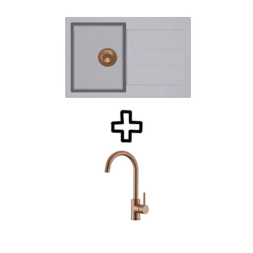 Set Tesa SQT101W + Vida PVD Alumetallic/Bakar