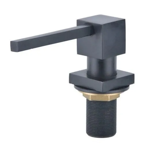 SINK SOLUTION kvadratni dozator deterdženta za sudoper, crni