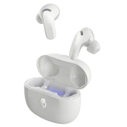 Skullcandy Rail ANC True Wireless In-Ear slušalice, Bone/Orange Glow