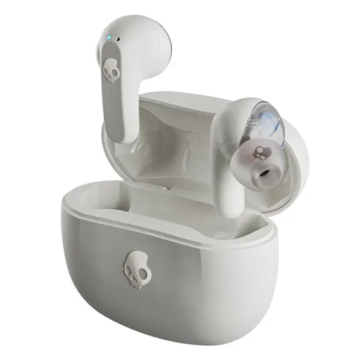Skullcandy Rail True Wireless In-Ear slušalice, Bone/Orange Glow