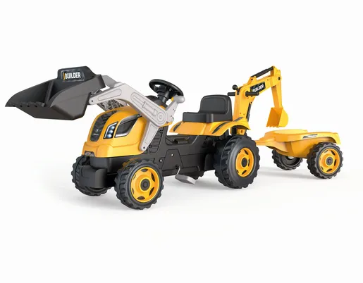 Smoby traktor/bager na pedale Builder Max