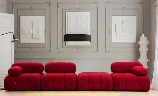 Sofa, Crvena, Bubble O1 - Red
