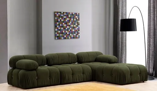Sofa, zelena, Bubble 1R - Green