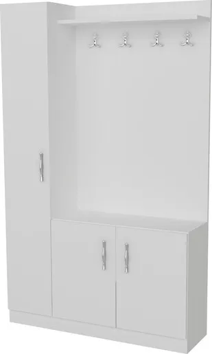 Stalak za hodnik, Naturel - White