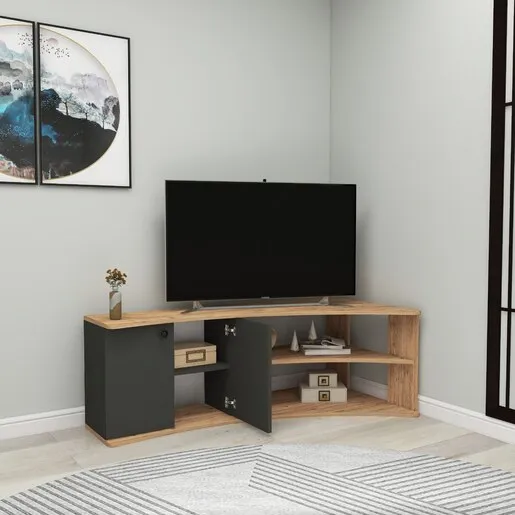 Stalak za televizor, Termera - Atlantic Pine, Anthracite