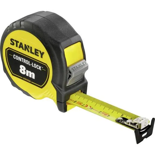STANLEY metar CONTROL-LOCK, 8m/25mm, obostrana traka