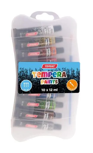 Tempere, Target s kistom, 12ml , 10 boja