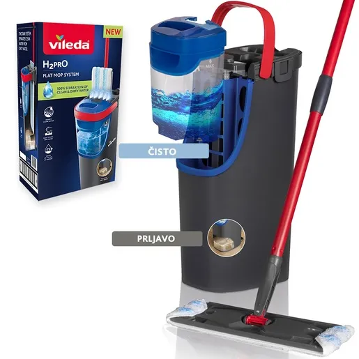 Vileda H2Pro Flat Mop sustav za čišćenje podova
