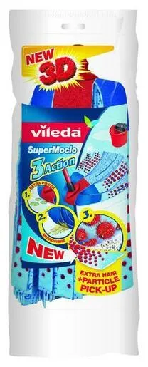 Vileda Super močo 3-Action Velour 3D rese